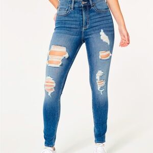 Hollister distressed denim jeans